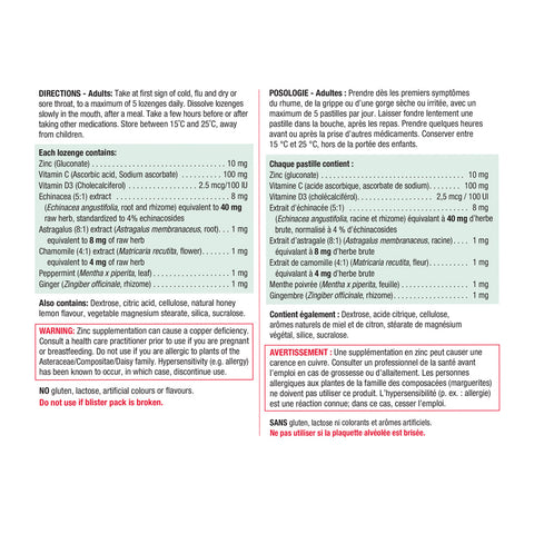 2655_Zinc Lozenges Honey lemon_label