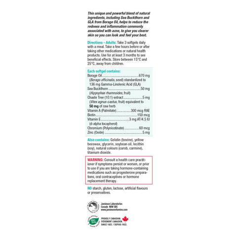 9219_Clear skin_nutritional panel_en